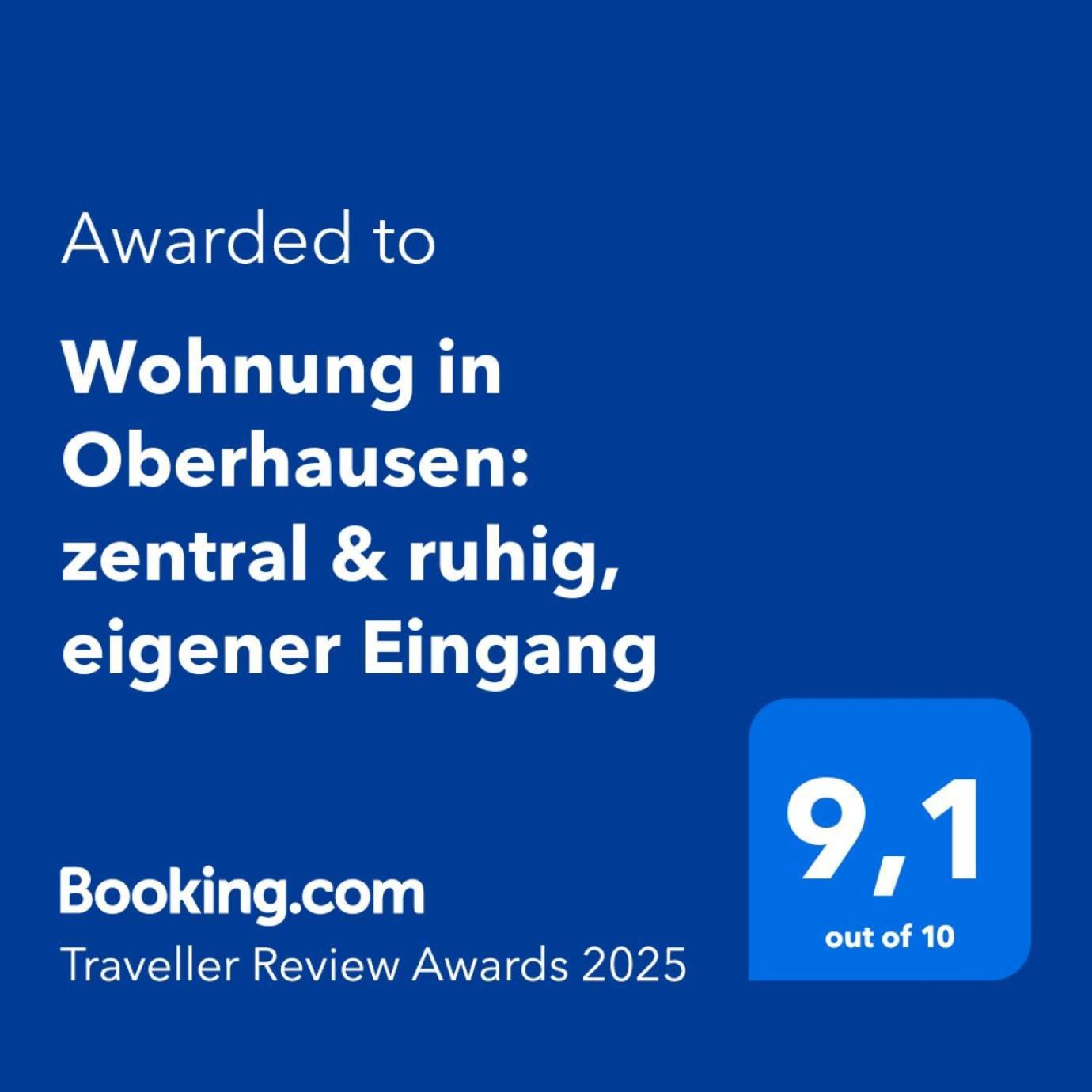 Wohnung In Oberhausen: Zentral & Ruhig, Eigener Eingang Oberhausen  Exterior photo